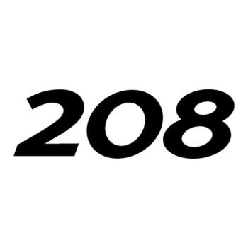 Sticker Peugeot 208 Logo