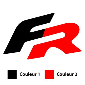 Sticker Seat FR Sport Logo en 2 Couleurs au choix