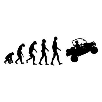 Evolution of Man SSV car Sweat-shirt