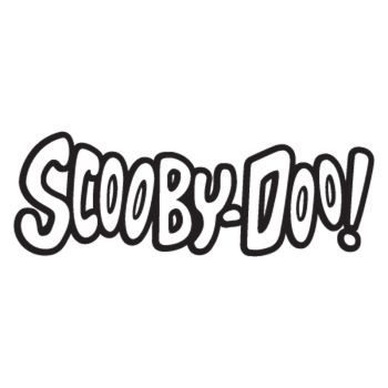Sticker Scooby Doo Logo Contour