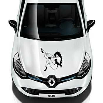Sexy Pinup Renault Decal