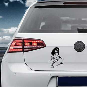 Sticker VW Golf Sexy Pin-Up 2