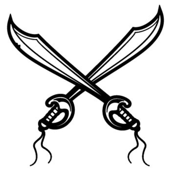 Pirate swords Decal