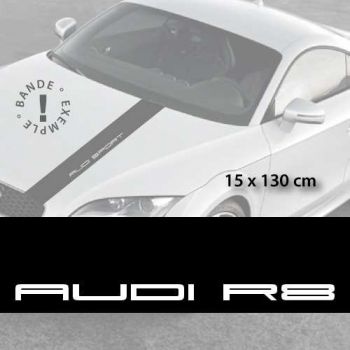 Audi R8 car hood decal strip