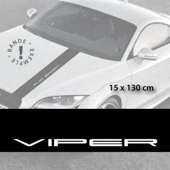 Dodge Viper car hood decal strip