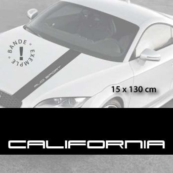 Ferrari California car hood decal strip