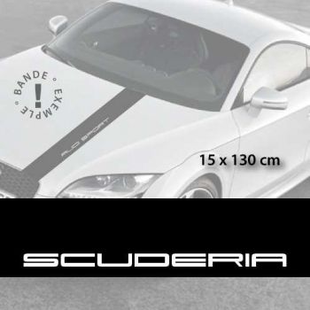 Stickers bandes autocollantes Capot Ferrari Scuderia