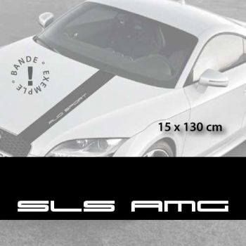 Stickers bandes autocollantes Capot Mercedes SLS AMG