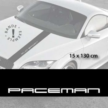 Mini Paceman car hood decal strip