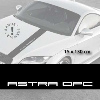Stickers bandes autocollantes Capot Opel Astra OPC