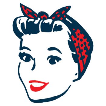 Retro Housewife Pinup decal