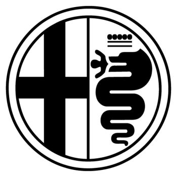 Sticker logo Alfa Romeo