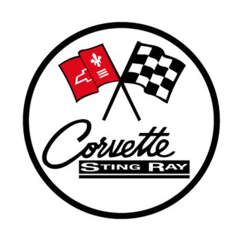 Corvette sting ray Circle Logo Decal