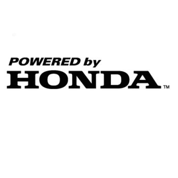 Powered Honda Decal