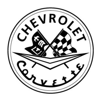 Sticker Corvette Logo