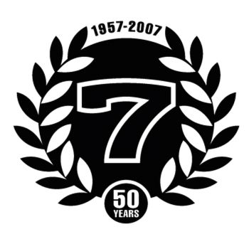 Lotus Seven 50 years Logo Decal