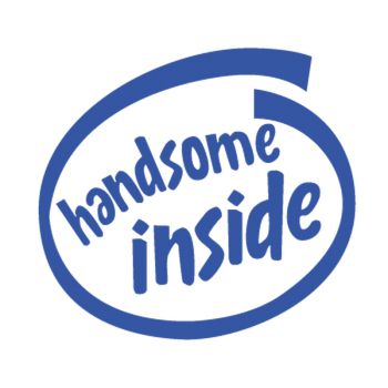 Sticker Handsome Inside