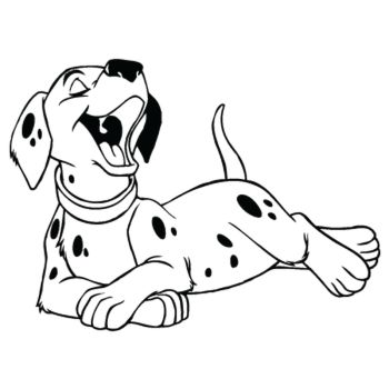 Sticker Hund Dalmatiener