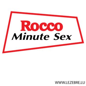   tee shirt Rocco Minute Sex parodie Royco Minute Soup