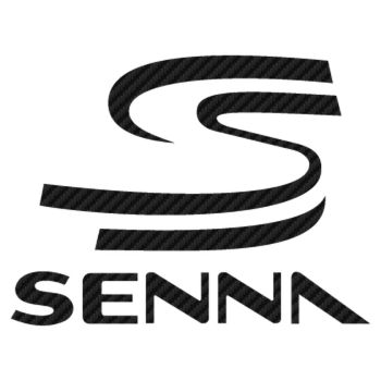Sticker Carbone Senna 3
