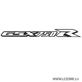Suzuki GSX 750 R Carbon Decal