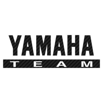 Sticker Carbone Yamaha Team