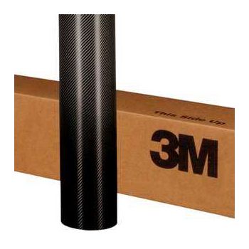 3M Wrap Filme covering - Fibre Carbone Noir