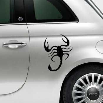 Scorpion Fiat 500 Decal