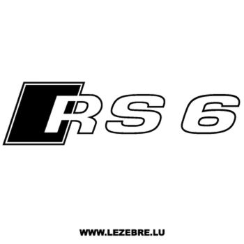 Sticker Audi RS6 (2)