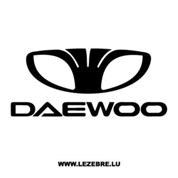 Sticker Daewoo Logo