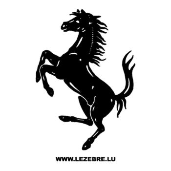 Sticker Ferrari Logo Pferd