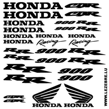 Kit Stickers Honda 900 RR