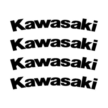 Kawasaki rim decals set