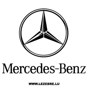 Mercedes Benz Logo Decal