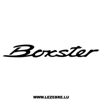 Porsche Boxster Decal