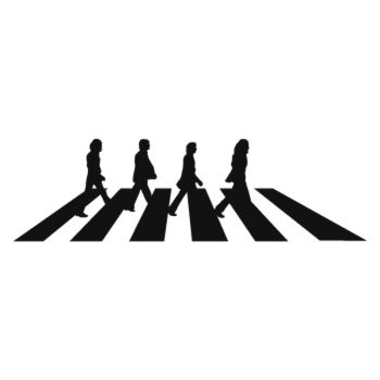Sticker The Beatles Abbey Road