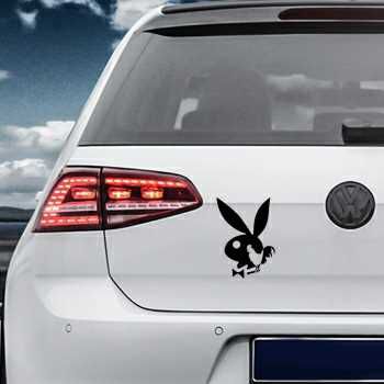 Sticker VW Golf Playboy Bunny Coq Français