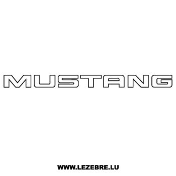 > Sticker Ford Mustang