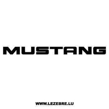 Ford Mustang Decal 2