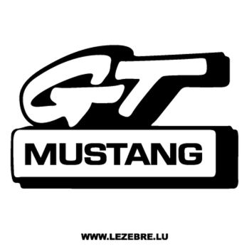 > Sticker Ford Mustang GT