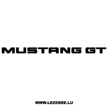 Sticker Ford Mustang GT 3