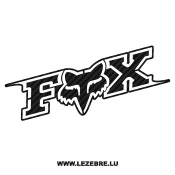 Sticker Karbon Fox Head 4