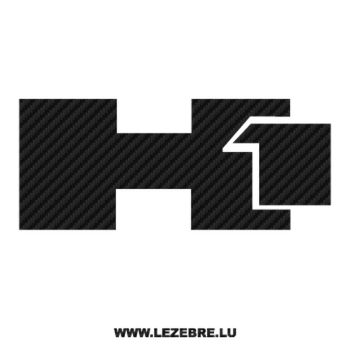 Hummer H1 Carbon Decal