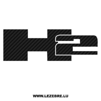 Hummer H2 Carbon Decal