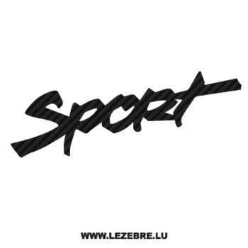 Jeep Sport Carbon Decal