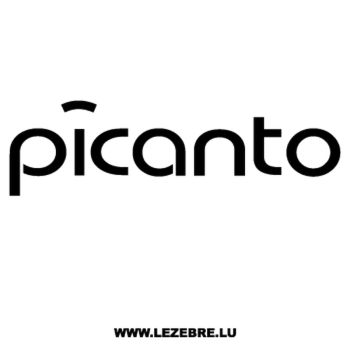 Sticker Kia Picanto