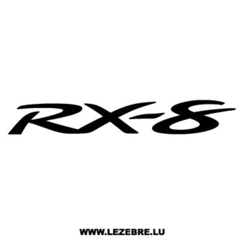 Sticker Mazda RX-8