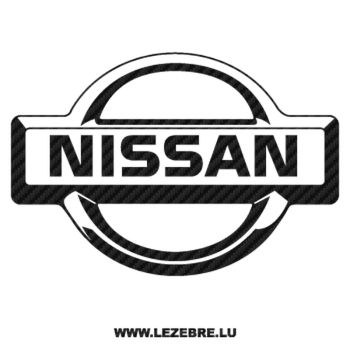Sticker Carbone Nissan Nouveau Logo