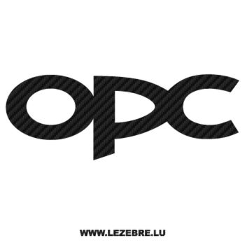Sticker Carbone Opel OPC