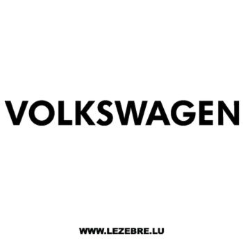 Volkswagen Decal